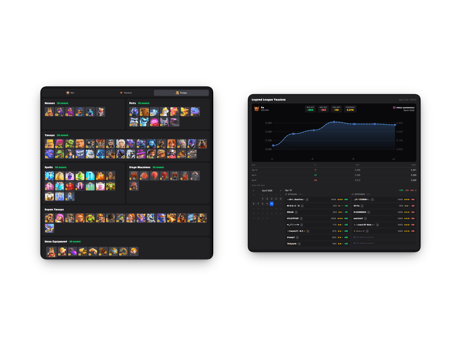 Player search preview